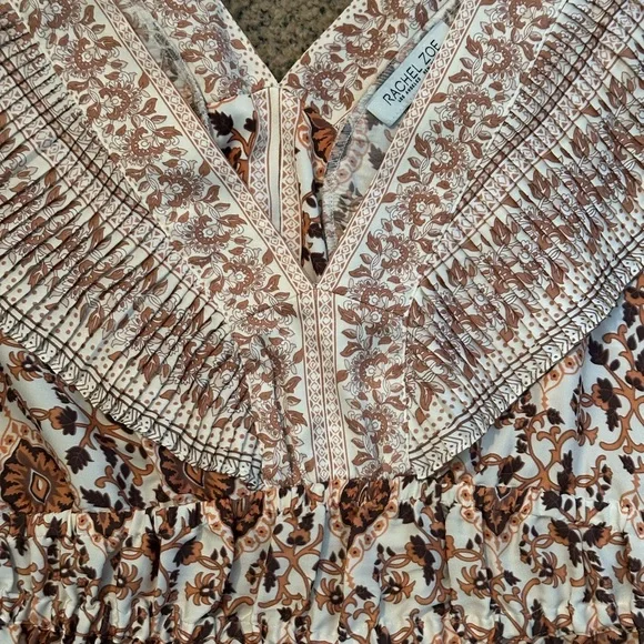 Bohemian Print Smocked Top - Picture 2 of 4